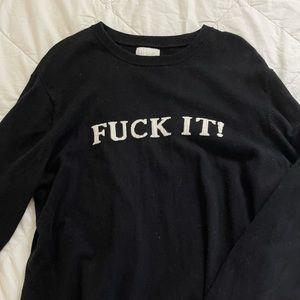 Cashmere sweater from HUF